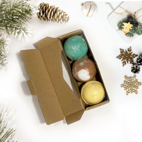 Christmas Gift Pack - Bath Bomb Set (Already Gift Wrapped)