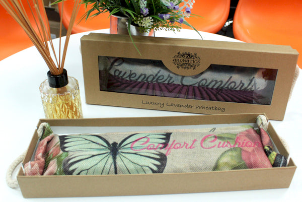 Lavender Wheat Bags - (With Natural Essential Oils) in Gift Box